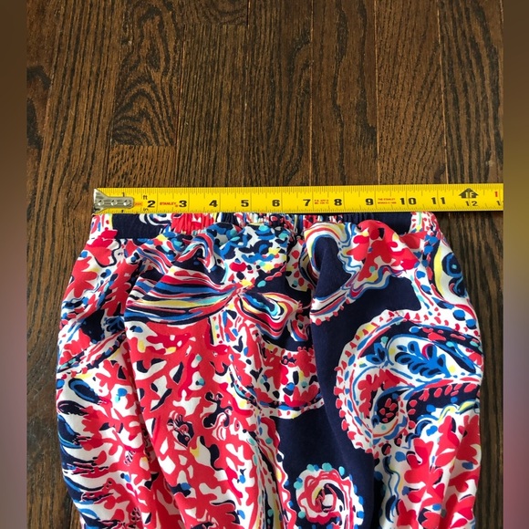 Lilly Pulitzer Women’s XXS Halibut Farrah Strapless Wide-Leg Jumpsuit w/Pockets - Picture 11 of 16